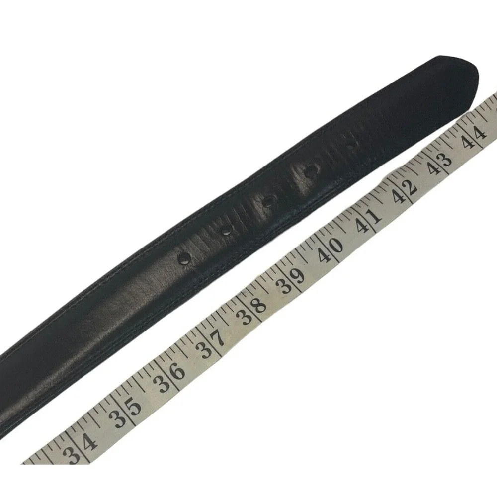 Unbranded Mens Genuine Leather Belt Size 40‎ Black